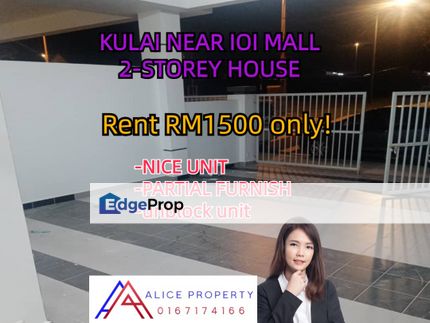 Kulai near ioi mall partial furnish unblock view look new and nice, Johor, Kulai