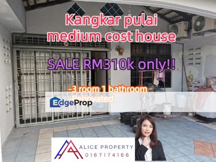 kangkar pulai 1storey medium cost house for sale renovate, Johor, Kangkar Pulai