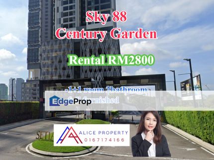 Sky 88 century garden w furnish, Johor, Johor Bahru