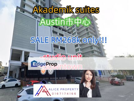 Akademik suites mount austin for sale downtown apartment, Johor, Johor Bahru