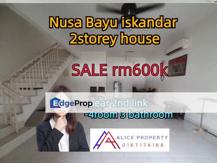 Nusa bayu iskandar puteri 2storey house for sale, Johor, Nusajaya