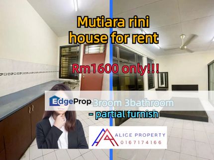 Mutiara rini terrace house w kitchen cabinet, Johor, Skudai