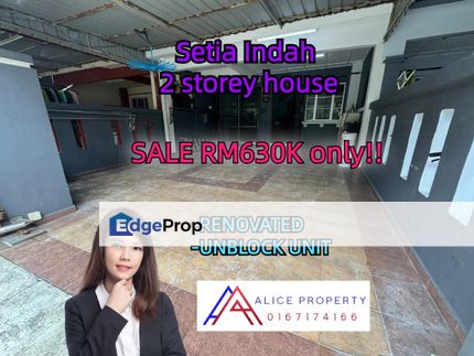Setia indah 2storey house sale w security n renovated, Johor, Johor Bahru