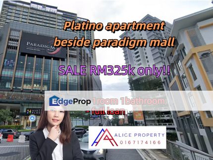 Platino beside paradigm mall full loan &cash out 10mins to ciq jb town, Johor, Johor Bahru