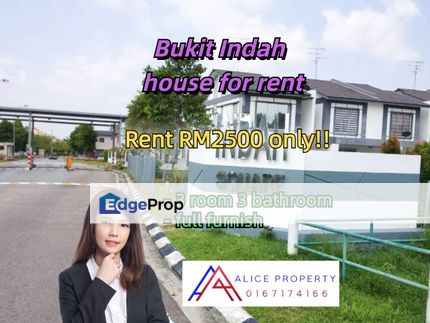 Bukit indah indah square full furnished house for rent, Johor, Johor Bahru