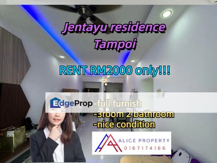 Jendayu residence tampoi for rent full furnish, Johor, Tampoi