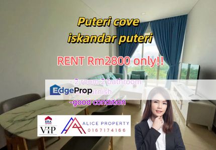 Puteri Cove good condition at Puteri Harbour Iskandar puteri for rent , Johor, Nusajaya