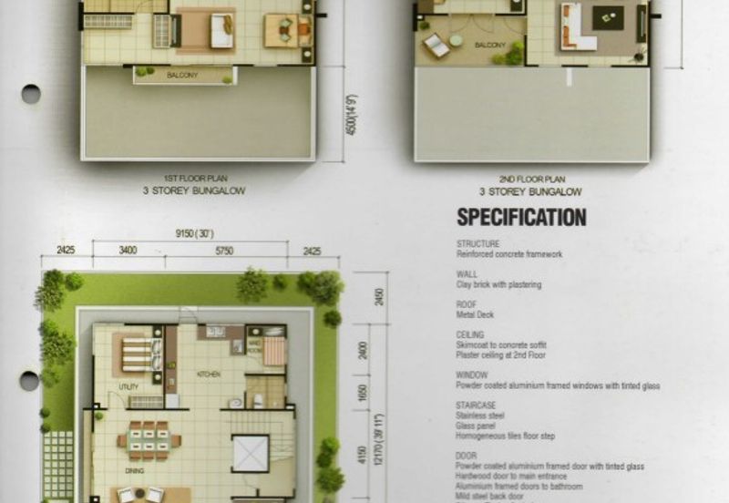 3 Storey Bungalow Kampung Benggali