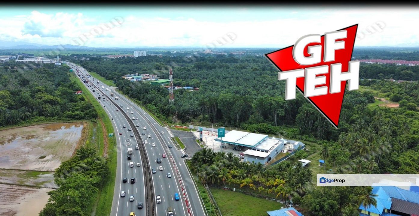 1.85 acre Commercial Land NS Highway Sg Dua 65psf, Penang, Butterworth