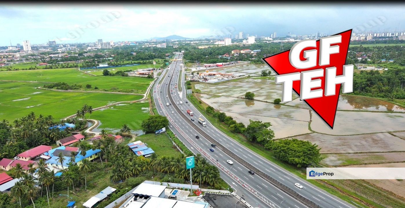 1.78 acre Commercial Land NS Highway Sg Dua 58psf, Penang, Sungai Dua (Mainland)