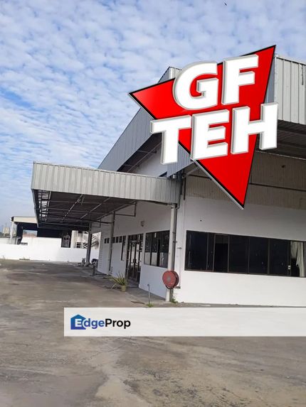CCC Detached Factory  Warehouse with Office Perai Industrial Area 1.74 p sf, Penang, Prai