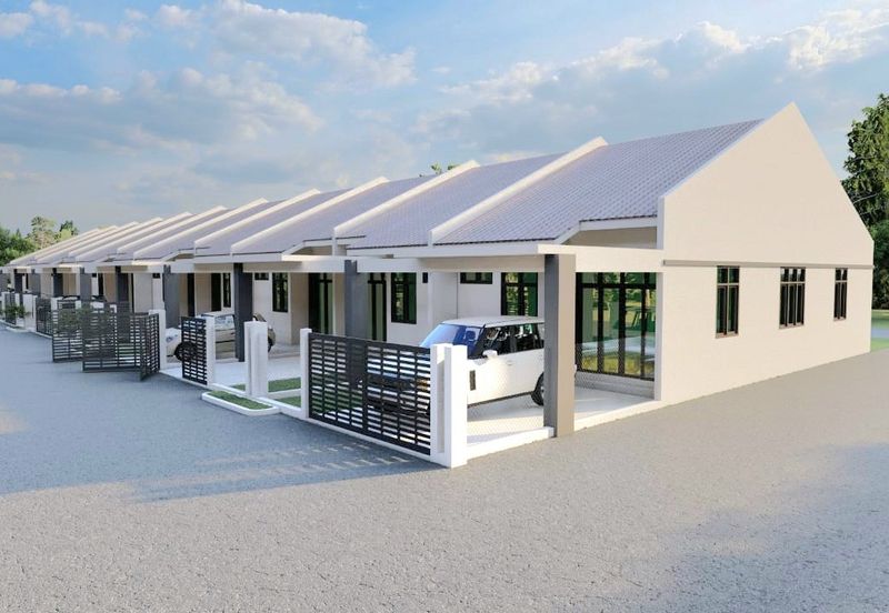 (Zero Deposit) Projek Perumahan Teres Setingkat Taman Jelatok Tanah Merah, Kelantan.