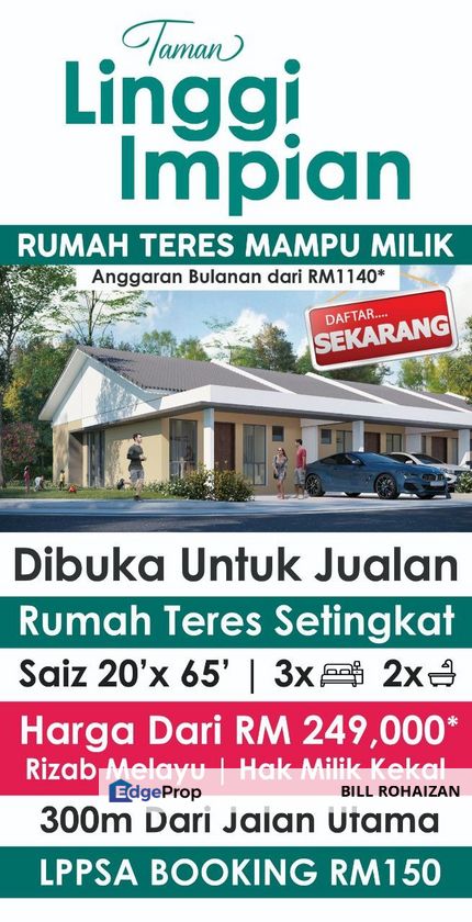 Single Storey Taman Linggi Impian, Negeri Sembilan, Linggi