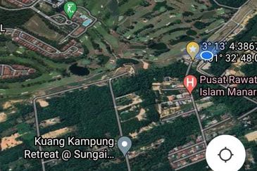 Kuang Freehold land facing Golf Course