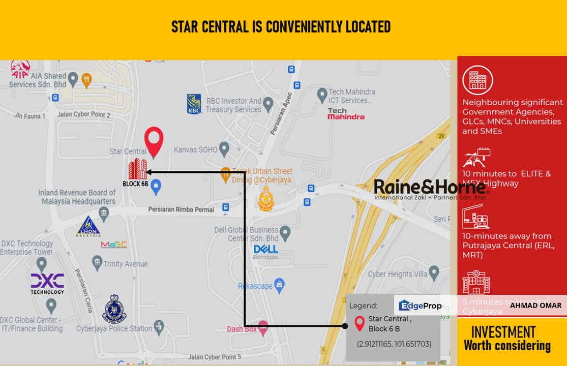 Star Central Semi D Office Tenanted, Selangor, Cyberjaya