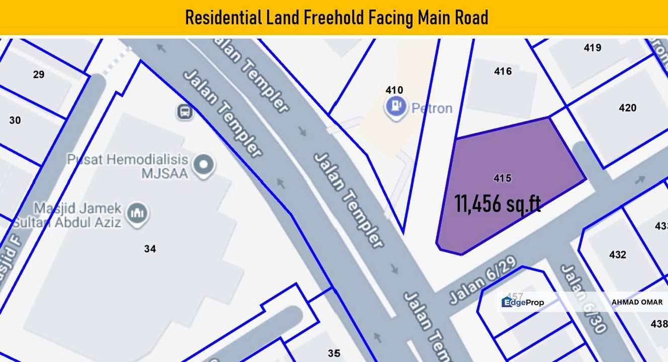 Petaling Jaya - Jalan Templer next to Petron, Selangor, Petaling Jaya