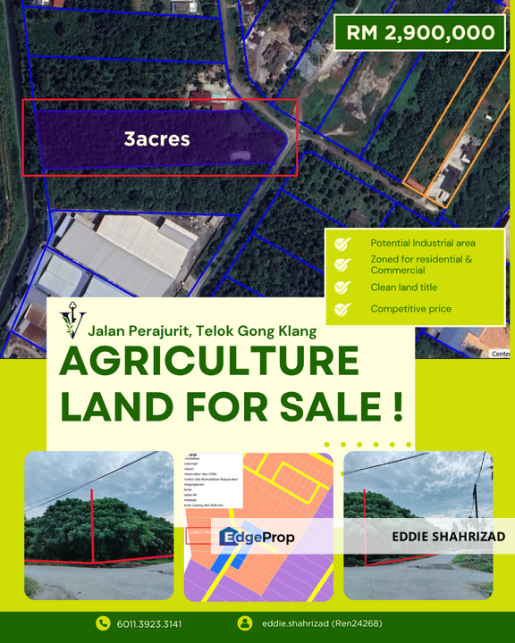 Telok Gong Agriculture land Zoning Residential commercial Klang, Selangor, Port Klang