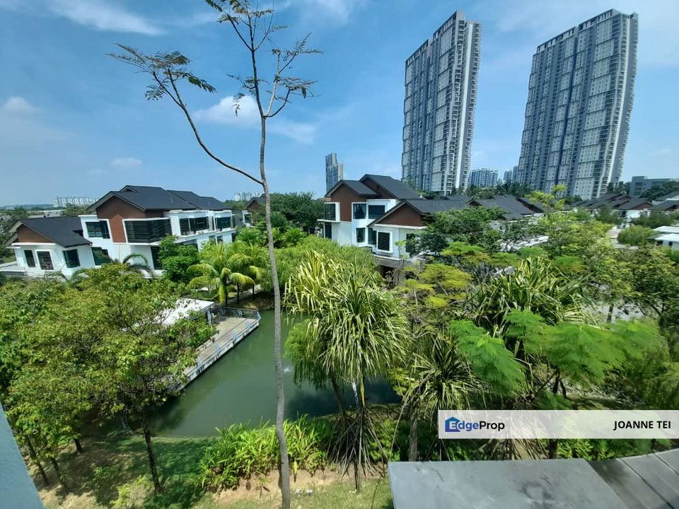 Spectacular view with lake Garden concept, Selangor, Cyberjaya