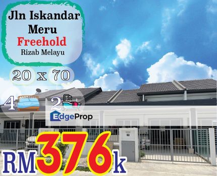 Freehold Rezab Melayu Bukit Kapar Teres 1 Tgkt Tanah 20x70 Full Loan, Selangor, Kapar 