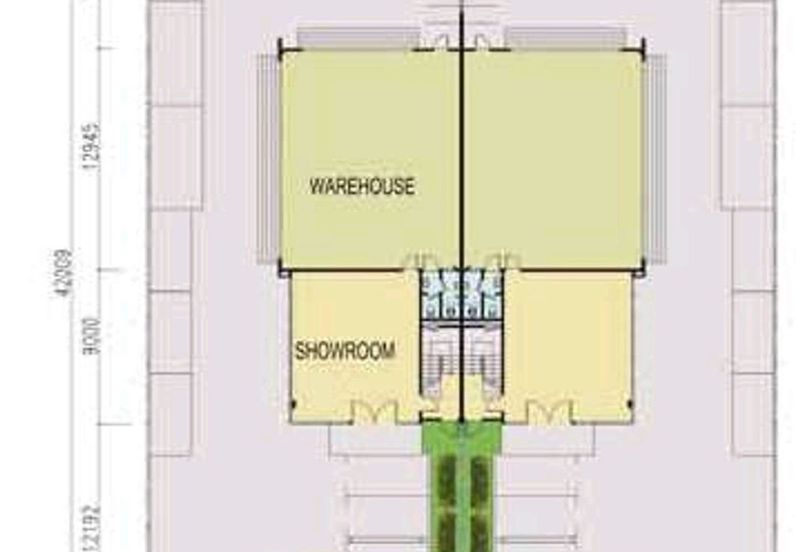 2.5 STOREY SEMI DETACH FACTORY WAREHOUSE 