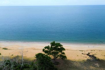 Tanah Pantai di Cherating Berhadapan Laut China Selatan @ Pahang
