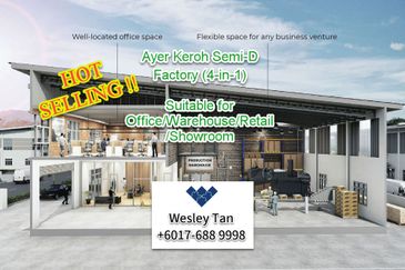 Ayer Keroh Industrial Park Brand New Semi-D Factory near Ozana