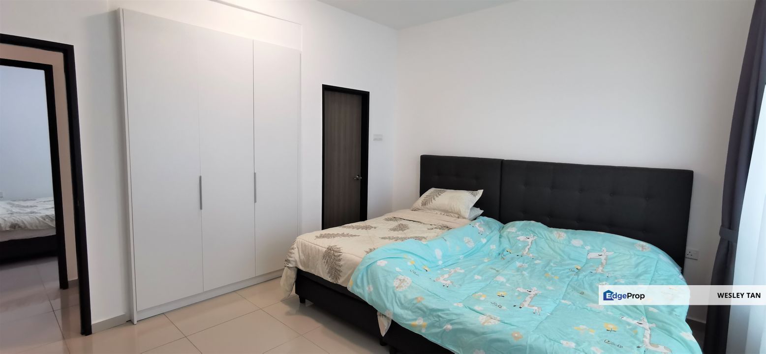 Fully Furnishing 3 Rooms WIFI Corner Unit Ready to Move In, Melaka, Melaka Raya