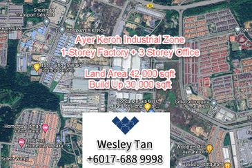 Ayer Keroh Tasik Utama Factory For Sale