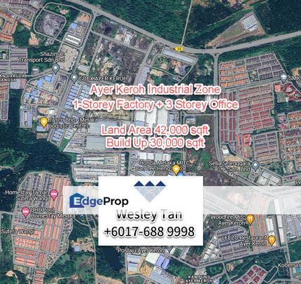 Ayer Keroh Tasik Utama Factory For Sale, Melaka, Ayer Keroh