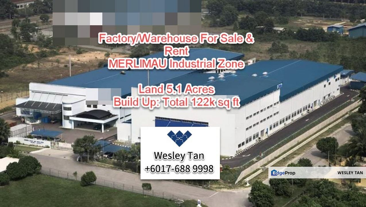 Merlimau Factory with Huge Land For Rent, Melaka, Merlimau