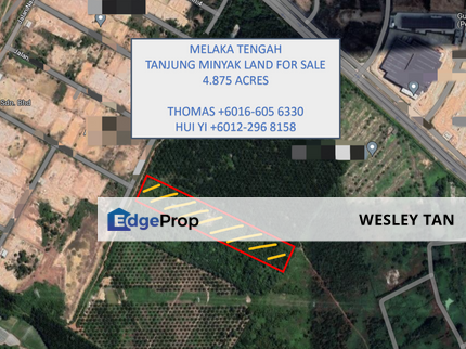 Tanjung Minyak Land for Sale, Melaka, Melaka Tengah