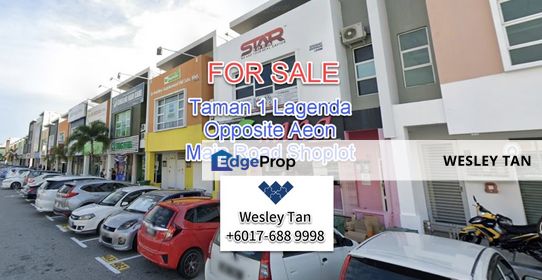 Taman 1 Lagenda Main Road Shop for Sale Opposite Aeon Bandaraya, Melaka, Melaka Tengah