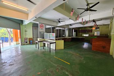 For Sale Double Storey Shop with Basement (Corner Lot)