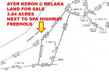 For Sale Mcl Land (3.84acres) @ Beside Spa Highway Melaka