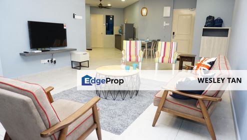 Atlantis Residence 3Rooms Fully Furnished 2 Parking Lots High Floor City View, Melaka, Melaka Tengah