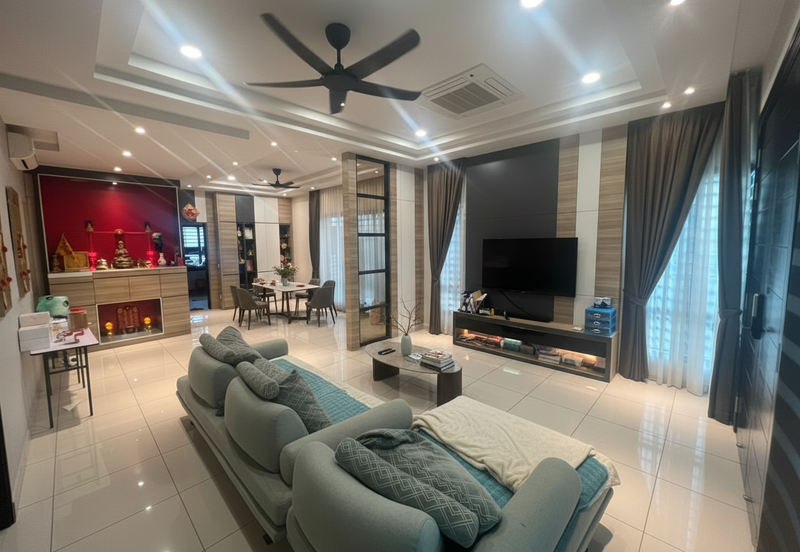 One Krubong 2 Storey Endlot Fully Reno Freehold Furnished Fitted 32x70