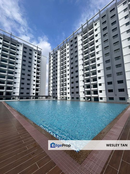 Ambience Residence Pulau Gadong New Fully Furnished 2 BR 5mins to Kota, Melaka, Melaka Tengah