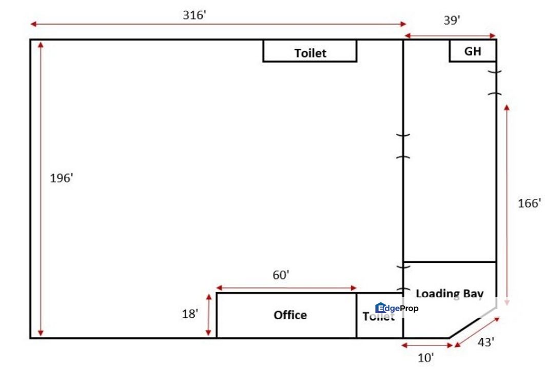 Bukit Rambai Warehouse For Rent With Loading Bay, Melaka, Bukit Rambai