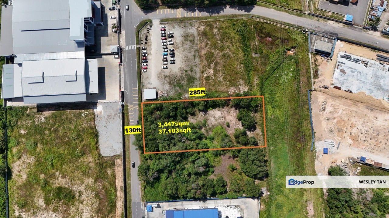 Perindustrian Tanjung Minyak Industrial Land 37,103sqft with Access Roads, Melaka, Bukit Rambai