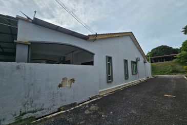 Single Storey Endlot Fully Extended Kitchen Area