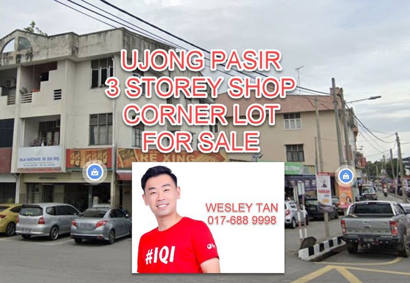 Ujong Pasir 3 Storey Shop Corner Lot For Sale