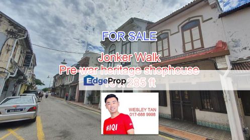 Jonker Walk Heeren Street Heritage UNESCO Shophouse For Sale, Melaka, Melaka Tengah