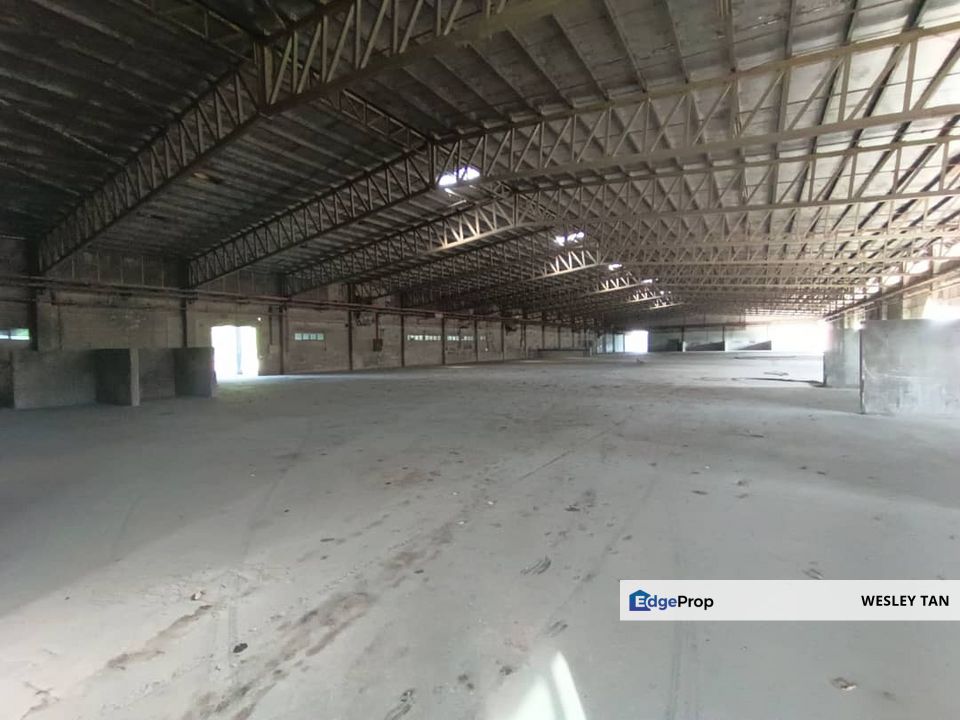 Merlimau Single Detached Beamless2.5 Acres Factory 1,200AMP For Rent, Melaka, Merlimau
