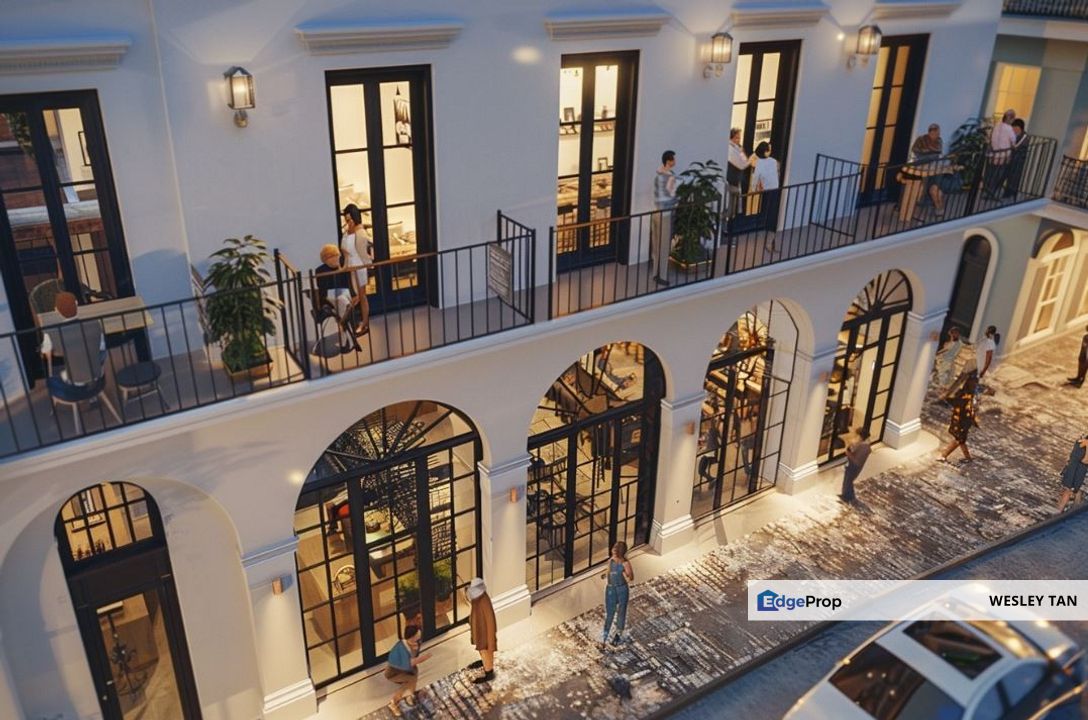 Kota New Commercial Zone 2 Storey Alfresco Pedestrian Walkway Concept, Melaka, Melaka Tengah