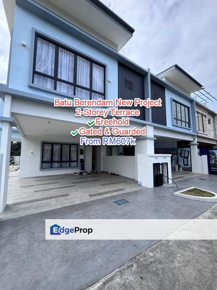 Batu Berendam New Project Double Storey Terrace Freehold Gated and Guarded, Melaka, Batu Berendam