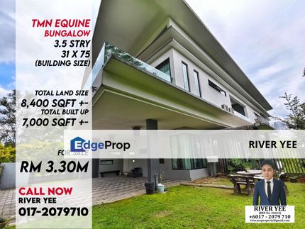 Taman Equine Seri Kembangan 3.5 Storey Detached Bungalow House 8400 sqft next to Sunway Eastwood, Selangor, Seri Kembangan