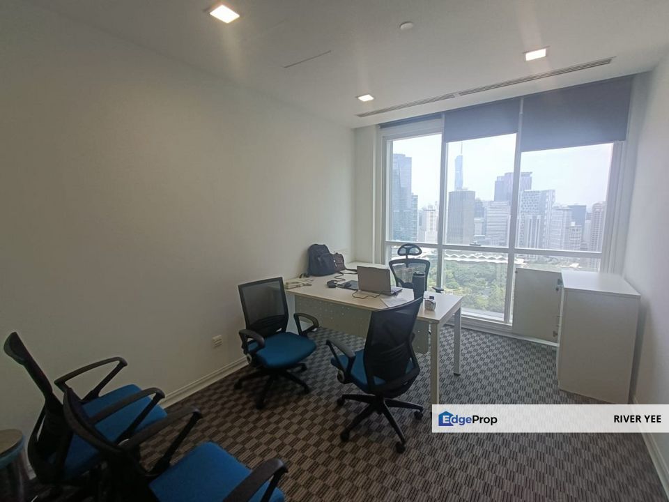 KLCC Office Binjai 8 Premium Soho, Fully Fitted, 2 Rooms & Meeting Rooms, 8 Workstations with Pantry, MRT & LRT Ampang Park, Next to Jalan Tun Razak, Kuala Lumpur, KLCC