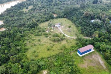 Land Kuantan Beside River near Bukit GOH Toll
