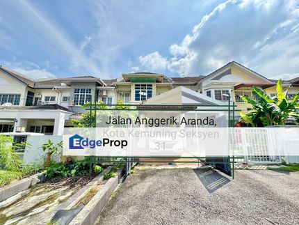 [CHEAPEST] Double Storey Terrace Jalan Anggerik Aranda Kota Kemuning Seksyen 31, Selangor, Kota Kemuning