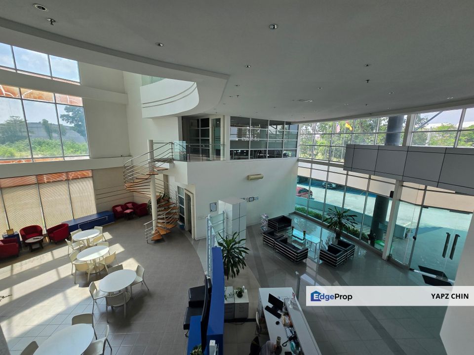 Bukit jelutong U8, Shah Alam Freehold 3 storey detached warehouse with solar, passenger and cargo lift, Selangor, Shah Alam